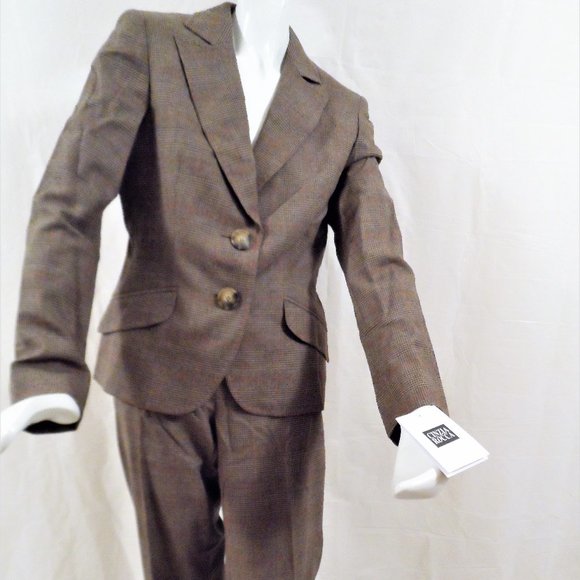 CINZIA ROCCA BLAZER MADE-IN-ITALY  WOOL/LYCRA NWT - Picture 1 of 3